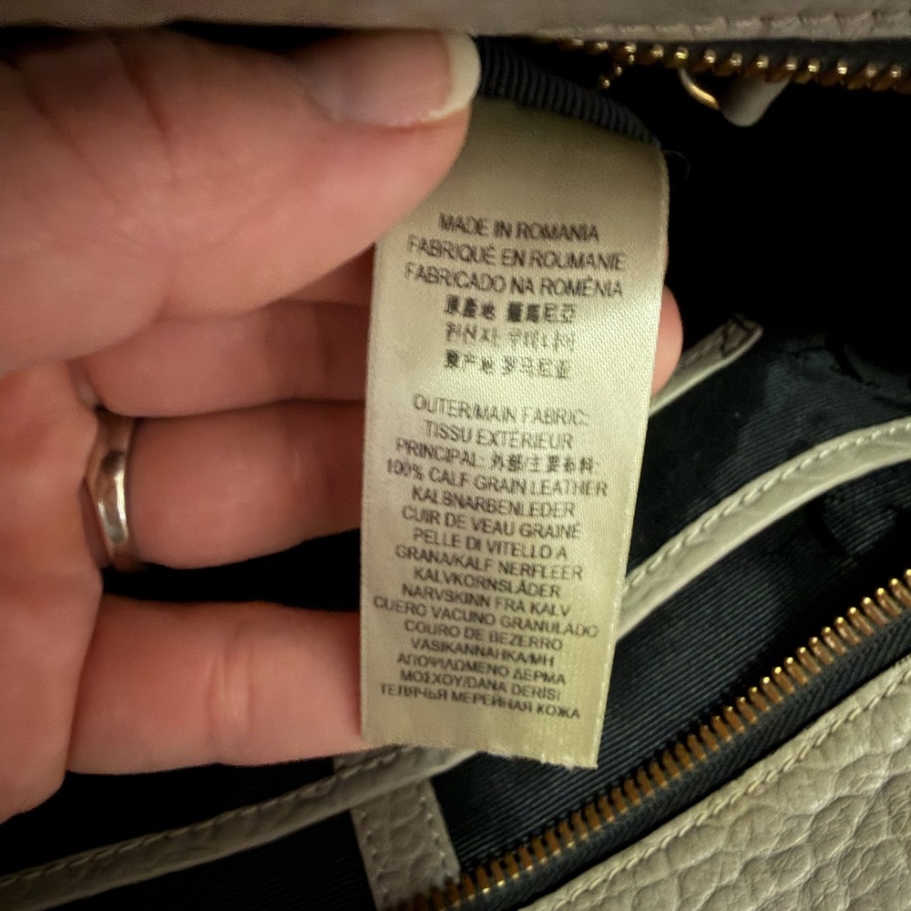Burberry gray Leather Satchel - Picture 9 of 16